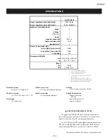 Предварительный просмотр 4 страницы Sony WEGA KV 20FA210 Service Manual