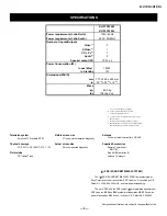 Предварительный просмотр 4 страницы Sony WEGA KV-27FS100L Service Manual