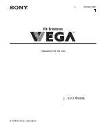 Предварительный просмотр 62 страницы Sony WEGA KV-27FS100L Service Manual