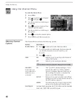 Preview for 48 page of Sony WEGA KV 32HS20 Operating Instructions Manual