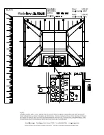 Preview for 2 page of Sony WEGA KV-36FS120 Dimensions