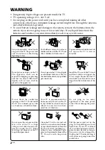 Preview for 2 page of Sony WEGA KV-BZ216 Operating Instructions Manual