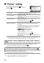 Preview for 10 page of Sony WEGA KV-BZ216 Operating Instructions Manual