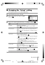 Предварительный просмотр 19 страницы Sony WEGA KV-FA29 Operating Instructions Manual