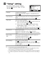 Предварительный просмотр 19 страницы Sony WEGA KV-HG21 Operating Instructions Manual