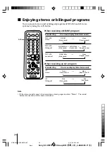 Preview for 20 page of Sony Wega KV-HP212 Operating Instructions Manual