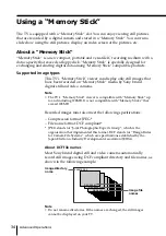 Preview for 34 page of Sony Wega KV-HS29 Operating Manual