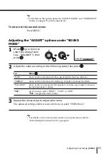 Preview for 51 page of Sony Wega KV-HS29 Operating Manual