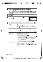 Preview for 22 page of Sony Wega KV-SW34 Operating Instructions Manual