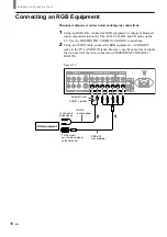 Preview for 16 page of Sony WEGA KZ 42TS1 Operating Instructions Manual