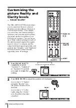 Предварительный просмотр 28 страницы Sony WEGAKE-MX37 Operating Instruction