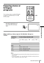 Preview for 35 page of Sony WEGAKE-MX37 Operating Instruction