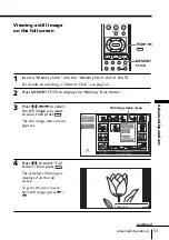 Предварительный просмотр 51 страницы Sony WEGAKE-MX37 Operating Instruction