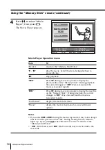 Preview for 56 page of Sony WEGAKE-MX37 Operating Instruction