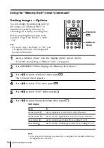 Предварительный просмотр 66 страницы Sony WEGAKE-MX37 Operating Instruction