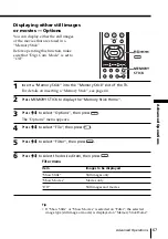 Предварительный просмотр 67 страницы Sony WEGAKE-MX37 Operating Instruction