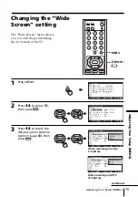 Preview for 79 page of Sony WEGAKE-MX37 Operating Instruction