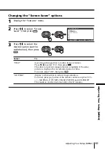 Предварительный просмотр 83 страницы Sony WEGAKE-MX37 Operating Instruction