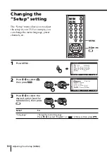 Предварительный просмотр 84 страницы Sony WEGAKE-MX37 Operating Instruction