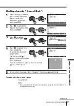 Preview for 89 page of Sony WEGAKE-MX37 Operating Instruction