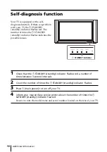 Предварительный просмотр 98 страницы Sony WEGAKE-MX37 Operating Instruction