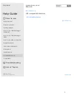 Preview for 81 page of Sony WG-C10 Series Help Manual