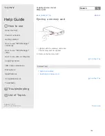 Preview for 134 page of Sony WG-C10 Series Help Manual