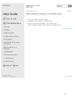 Preview for 282 page of Sony WG-C10 Series Help Manual