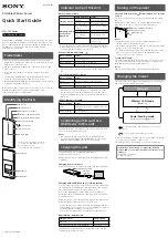 Sony WG-C20 Series Quick Start Manual preview