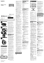 Sony WH-H800 Reference Manual preview