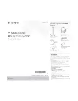 Предварительный просмотр 1 страницы Sony WH-RF400 Operating Instructions Manual