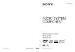 Preview for 1 page of Sony WHG-SLK1i - Audio System Component Operating Instructions Manual