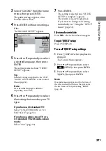 Предварительный просмотр 27 страницы Sony WHG-SLK1iV Operating Instructions Manual