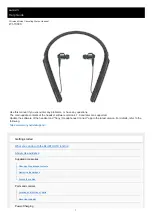 Sony WI-1000X Help Manual preview