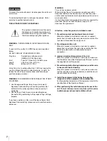 Preview for 2 page of Sony WLL-RX50 Operation Manual