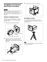 Предварительный просмотр 10 страницы Sony WLL-RX50 Operation Manual