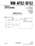 Preview for 19 page of Sony WM-AF62 Service Manual