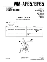 Preview for 24 page of Sony WM-AF65 Service Manual