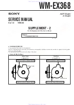 Preview for 15 page of Sony WM-EX368 Service Manual