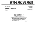 Preview for 15 page of Sony WM-EX655 Service Manual