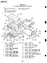 Preview for 19 page of Sony WM-F18 Service Manual