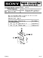 Preview for 30 page of Sony WM-F18 Service Manual