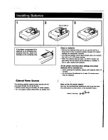 Preview for 3 page of Sony WM-FX42 Operating Instructions Manual