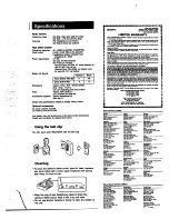 Preview for 9 page of Sony WM-FX42 Operating Instructions Manual