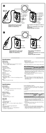 Preview for 4 page of Sony WM-FX521 - Walkman User Manual