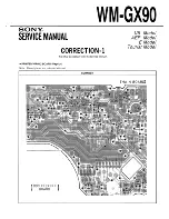 Preview for 36 page of Sony WM-GX90 Service Manual