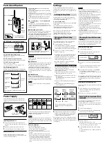 Preview for 2 page of Sony WRT-822B Operating Instructions