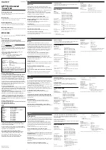 Preview for 1 page of Sony WRU-806B Operating Instructions