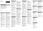 Sony WS-F100 Operating Instructions preview