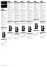 Preview for 1 page of Sony WS-FT7 Installation Manual